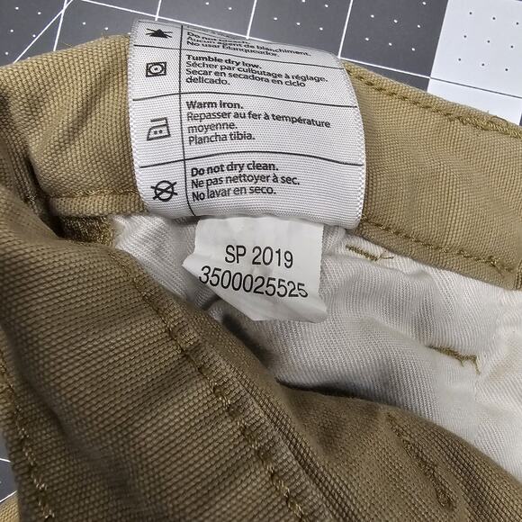 Carhartt Pants Mens 34x36 Brown Rugged Flex Carpenter Canvas Stretch Straight - Picture 8 of 16